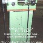 DECKEL, SO - Einschneidefraeserschleifma, DRILL, GRINDERS