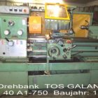TOS GALANTA SLOVAKIA, SUIL 40 A 1 -750, CENTER DRIVE, LATHES