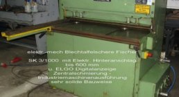 FISCHER GERMANY, SK 3 -1000, PLATE SHEARS - MECHA. UP TO 3MM, SHEET METAL FORMING MACHINERY