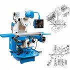 DXMC, LM-1450A, UNIVERSAL, MILLS