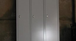 SPINDE, Stahl-Kleiderschrank 3 Abteile, Other, Other