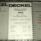 DECKEL, FP3, Other, Other