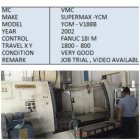 YCM SUPERMAX, yom v188b, VERTICAL, MACHINING CENTERS