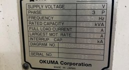 OKUMA, LU 25 M, CNC LATHE, LATHES