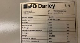DARLEY, EHP 300 43/37, HYDRAULIC, PRESS BRAKES