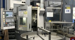 OKUMA, LVT-300 M, VERTICAL TURRET, LATHES