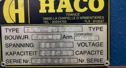 HACO, TSX 2006, HYDRAULIC, SHEARS